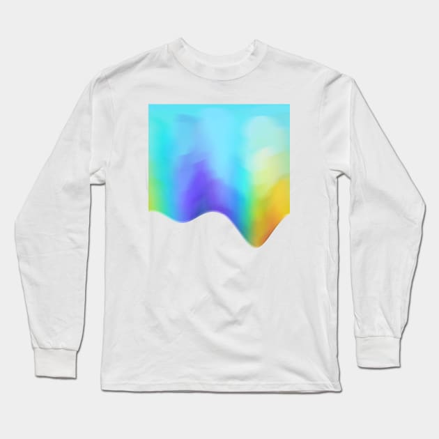 paint splash #1 Long Sleeve T-Shirt by claudiolemos